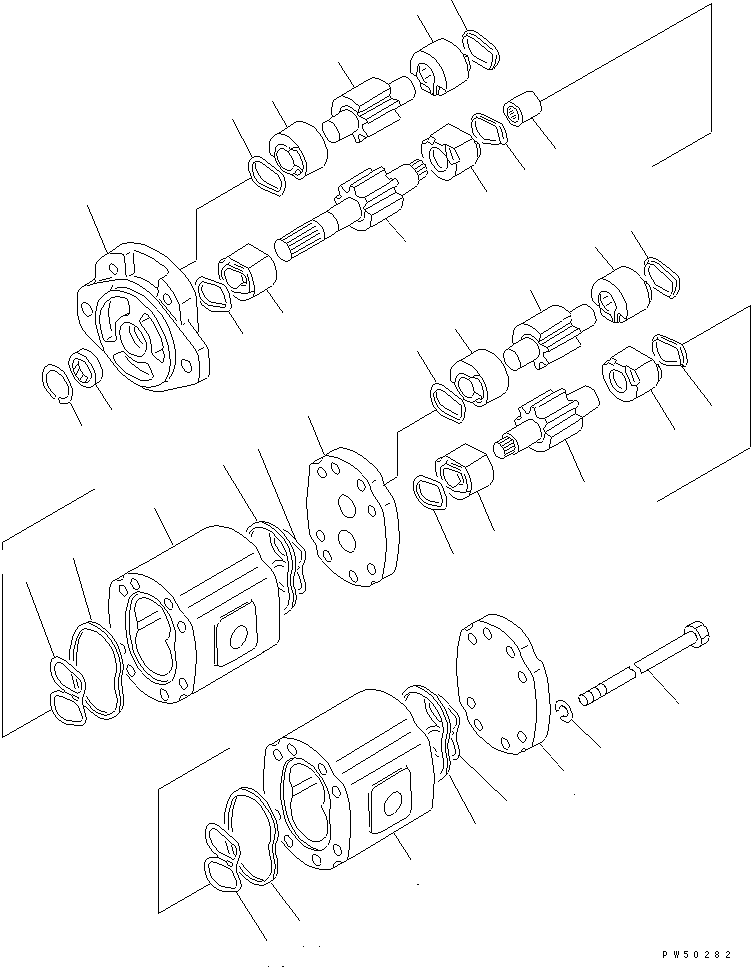 Болт KB20121-41265 KOMATSU