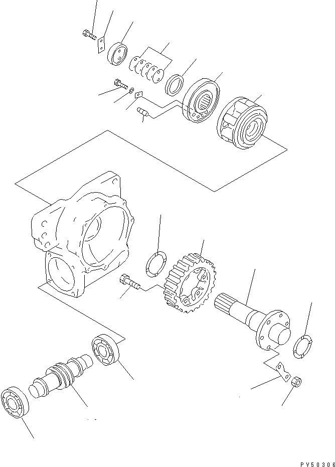 GEAR,WORM 23A-70-15170 KOMATSU