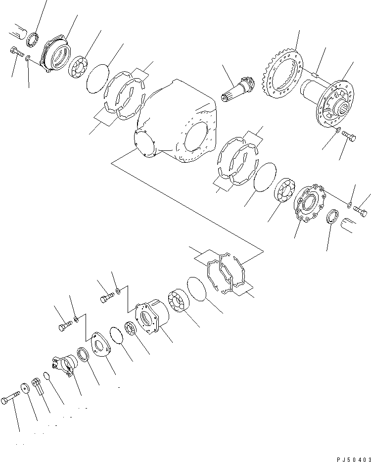 SERVICE KIT,FINAL DRIVE (23B-22-05031) KOMATSU
