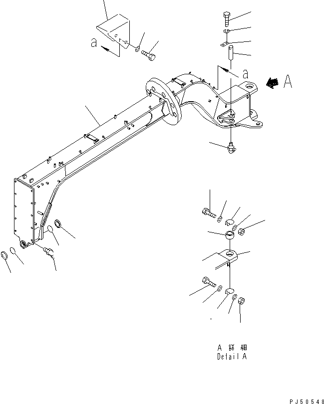 FRAME,FRONT 23B-46-11050 KOMATSU