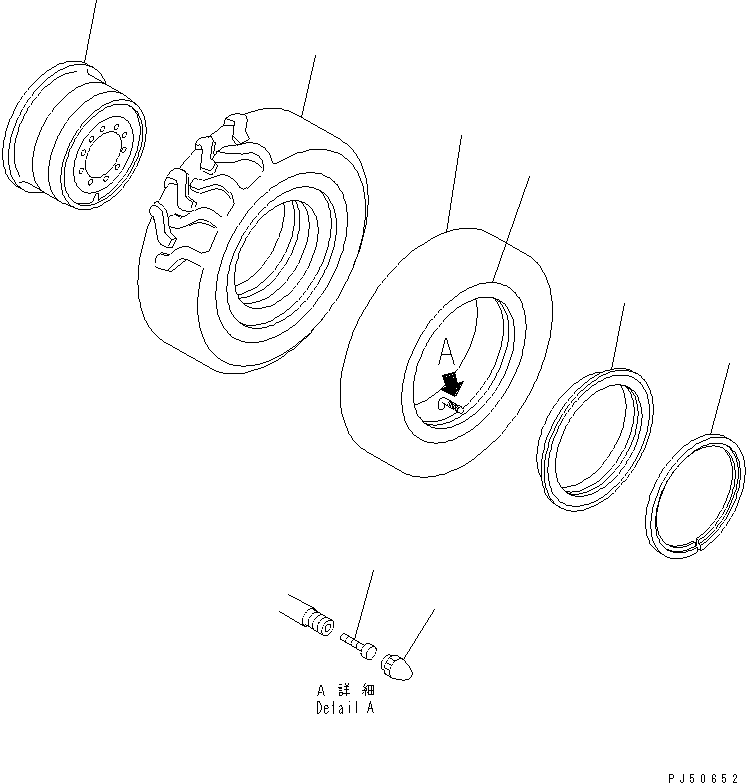 CAP,VALVE 232-30-55150 KOMATSU