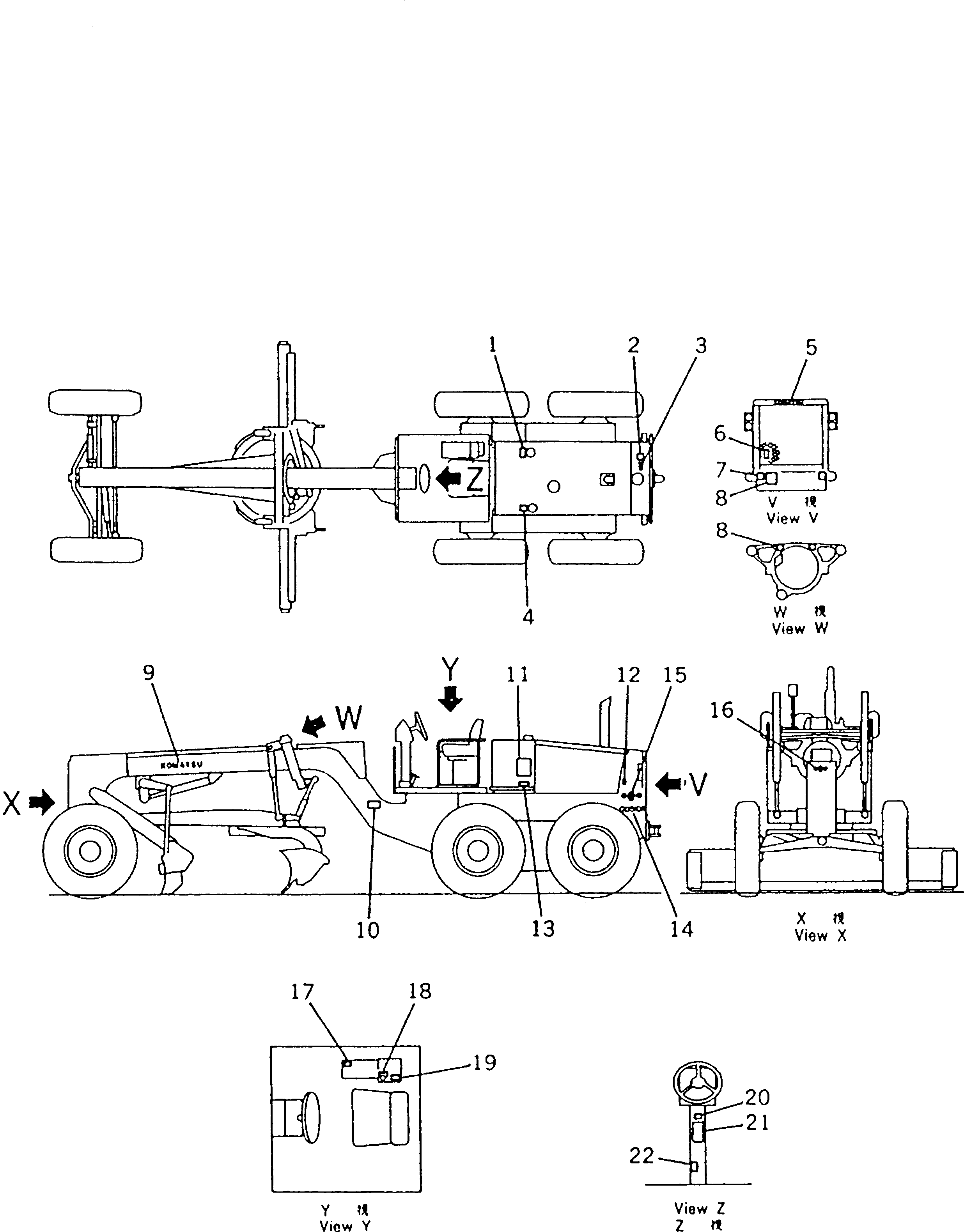 PLATE,GD510R 23A-53-11590 KOMATSU