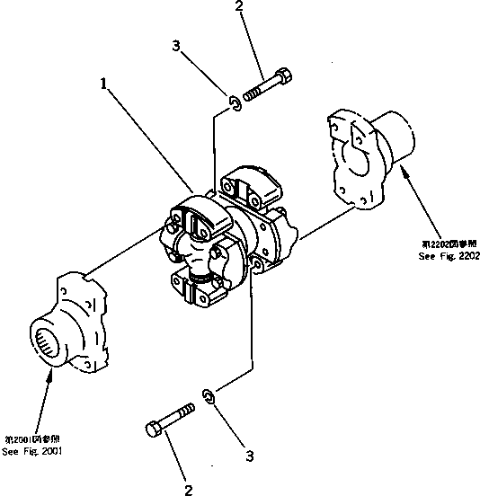 DRIVE SHAFT ASS'Y 411-20-11002 KOMATSU