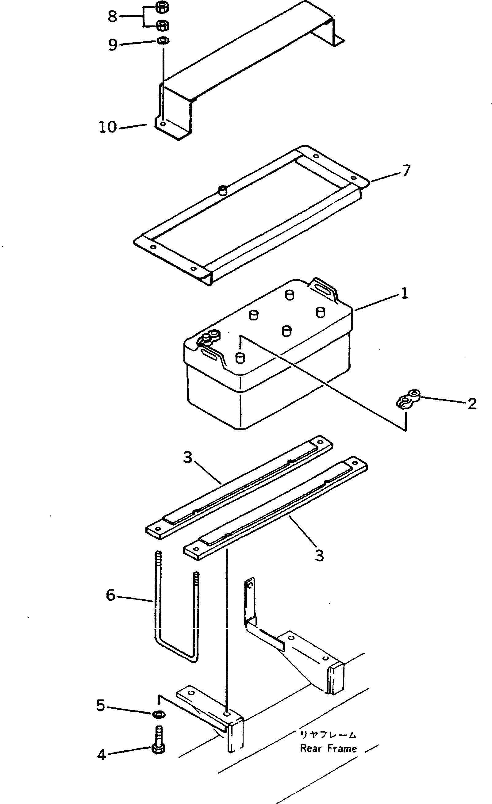 HOLDER,L.H. 23C-06-12150 KOMATSU
