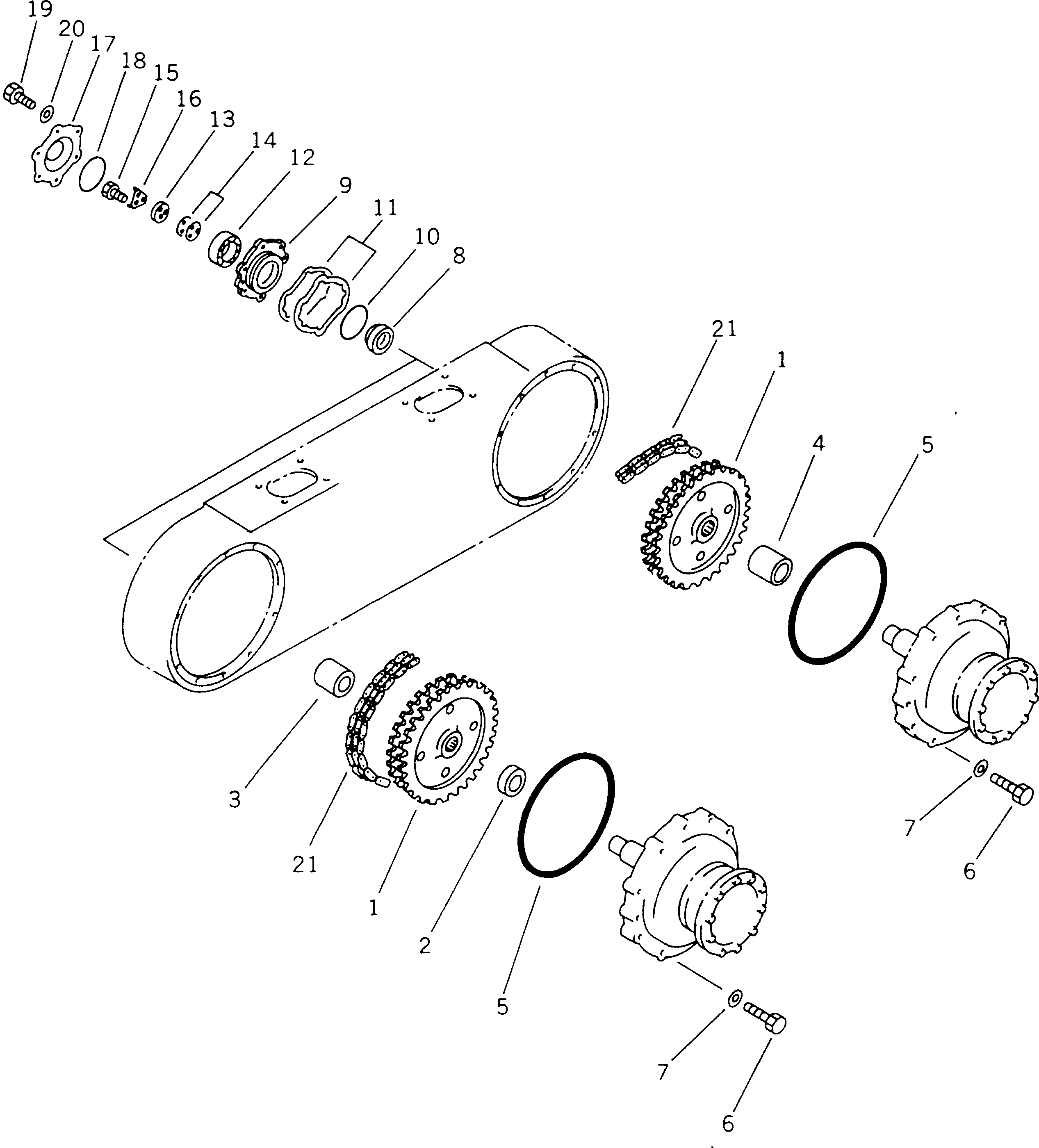 O-RING,CAGE 23B-25-11340 KOMATSU