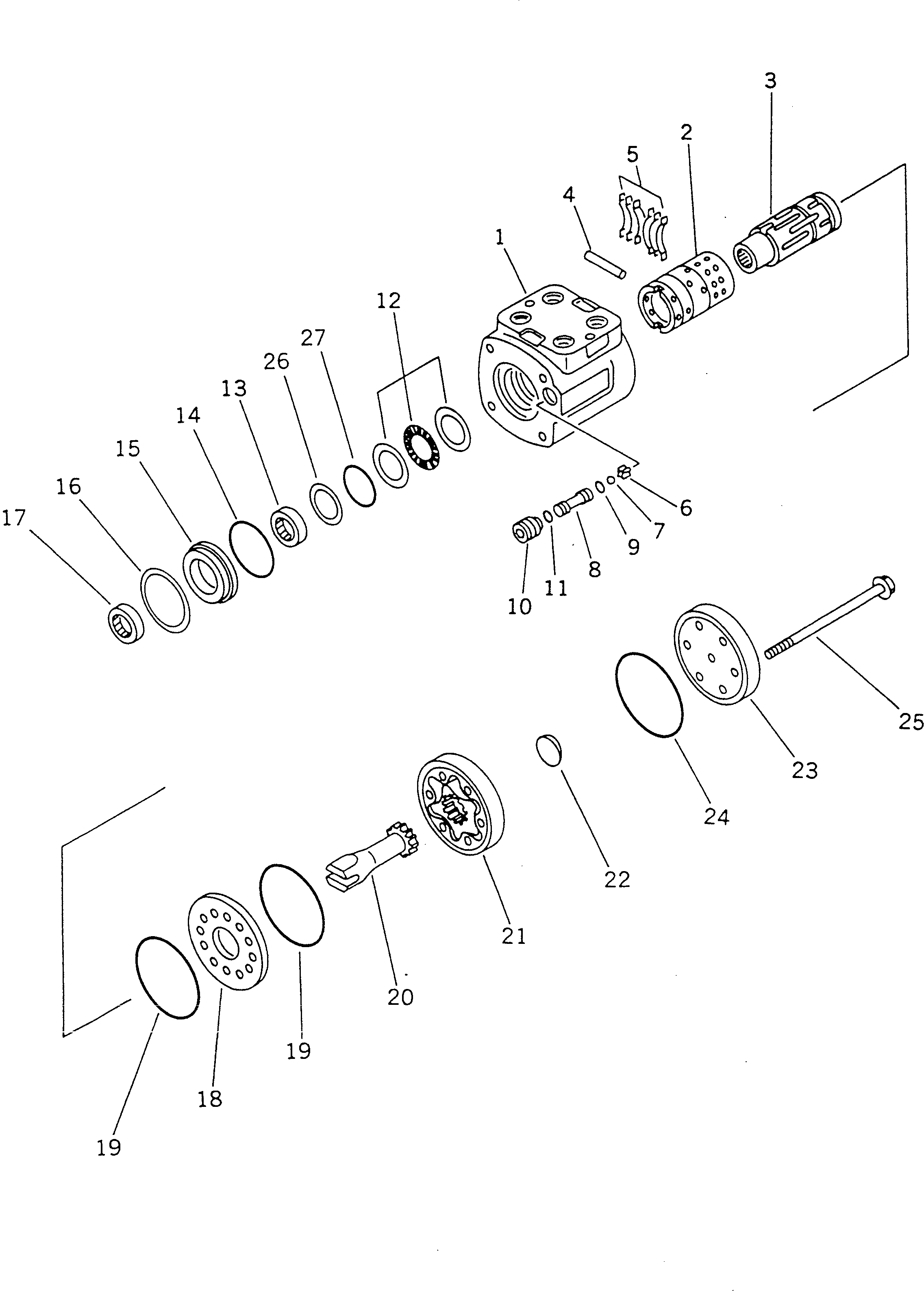 VALVE ASS'Y,STEERING 23C-40-11100 KOMATSU