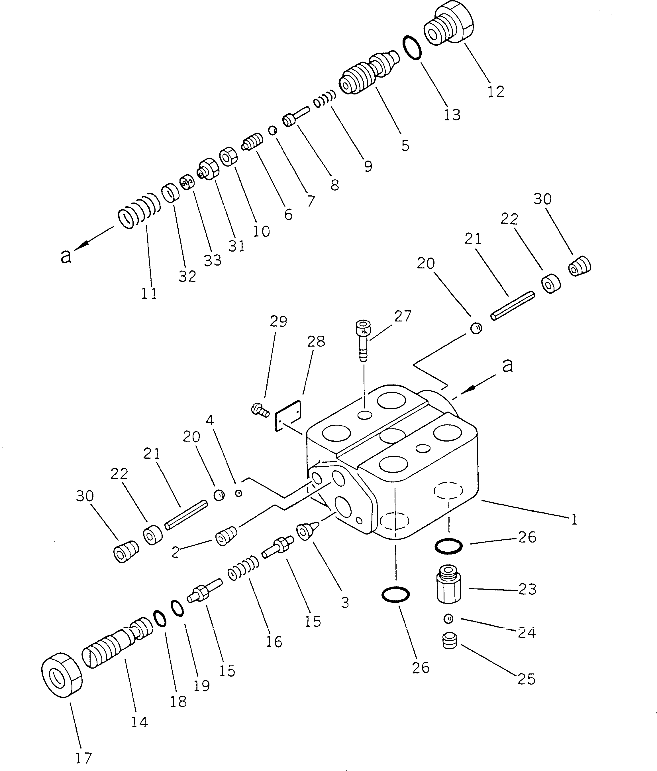 Предохранительный клапан в сборе 23B-40-11300 KOMATSU