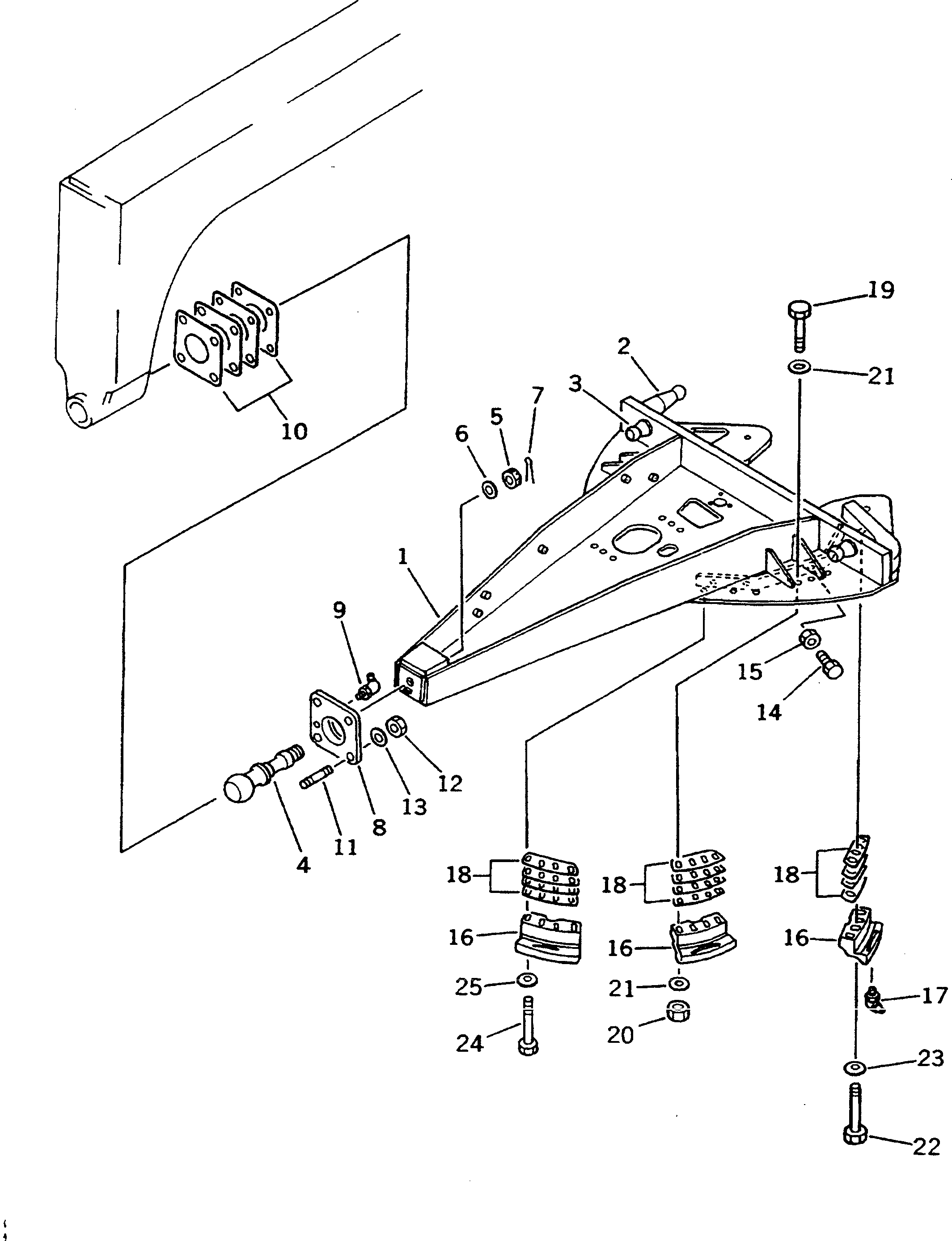 STUD,BALL (WELDED) 23B-70-11360 KOMATSU