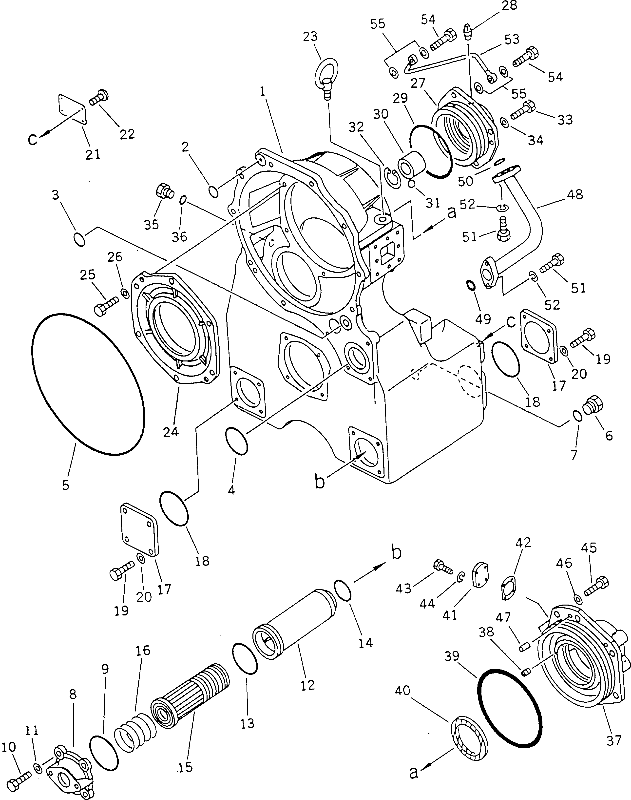 Корпус 23B-15-13111 KOMATSU