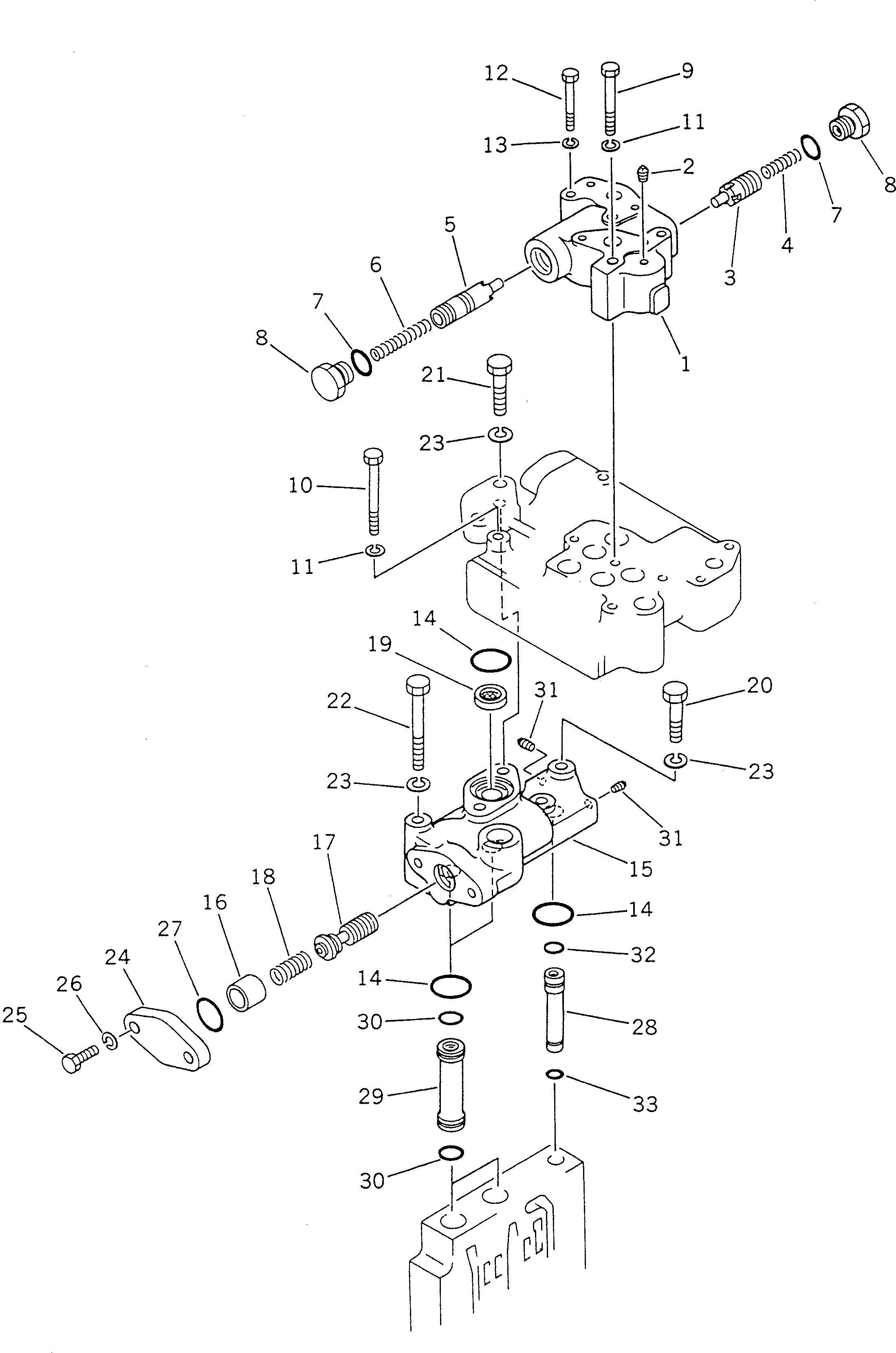 Корпус 232-15-14121 KOMATSU