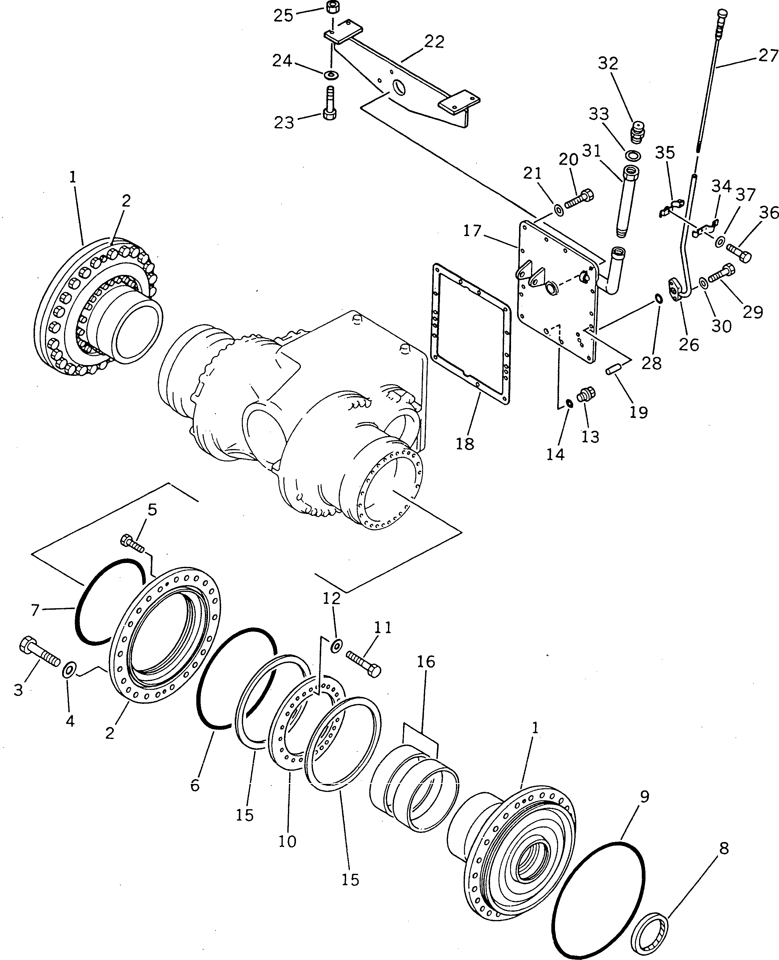 Прокладка 234-22-31361 KOMATSU