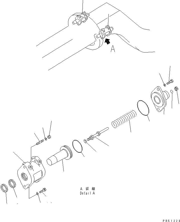 Шпилька 01144-51460 KOMATSU