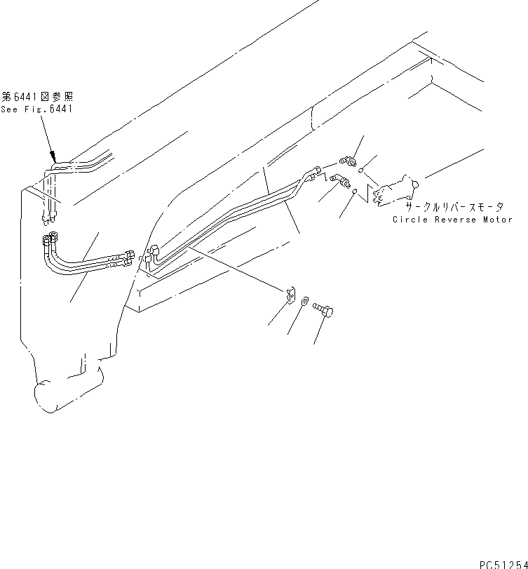Шланг 07113-00511 KOMATSU