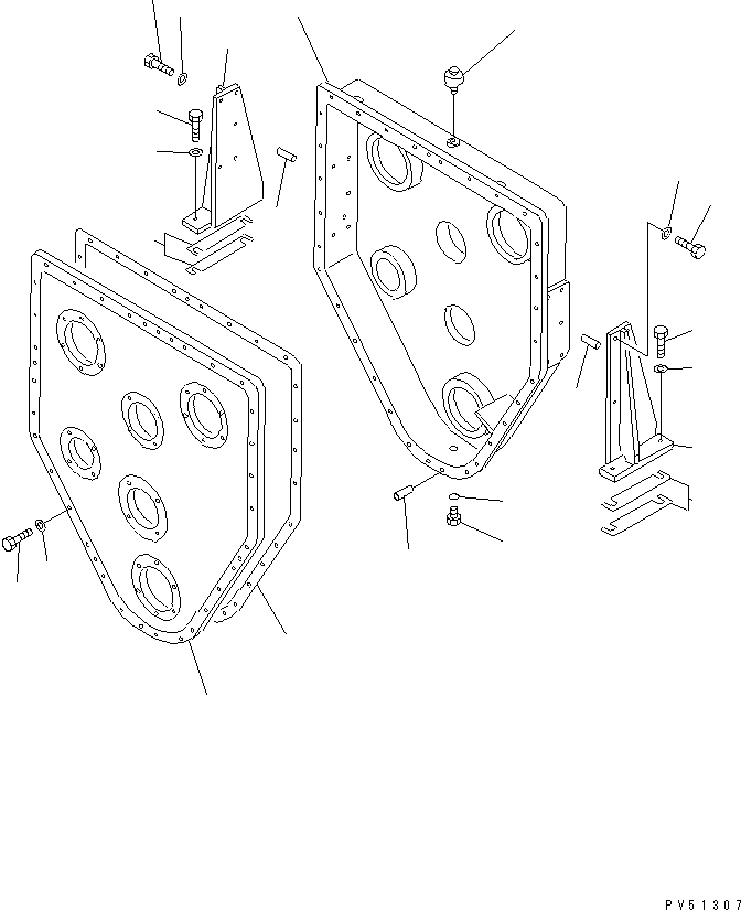 Прокладка 262-19-11131 KOMATSU