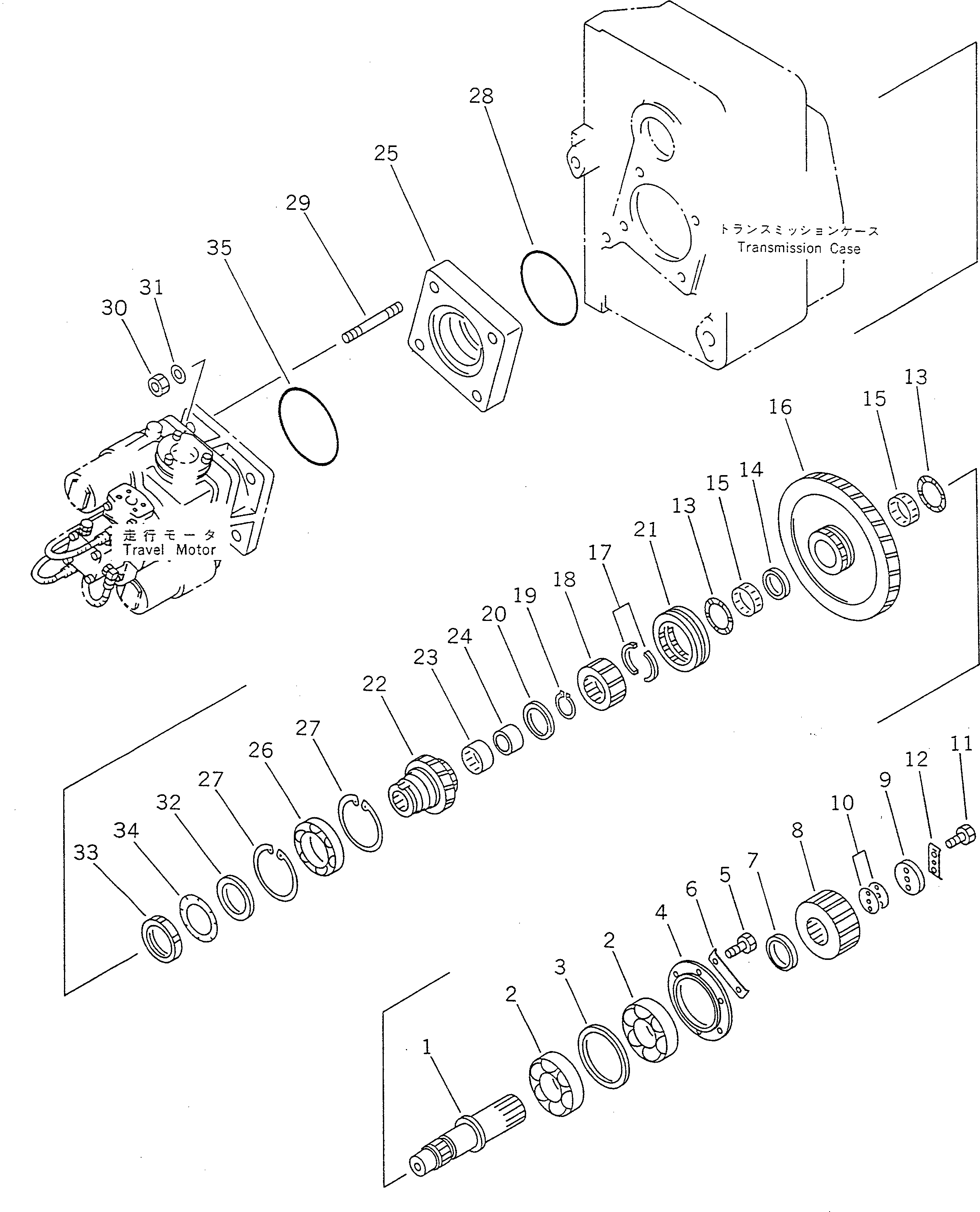Шпилька 01124-52085 KOMATSU