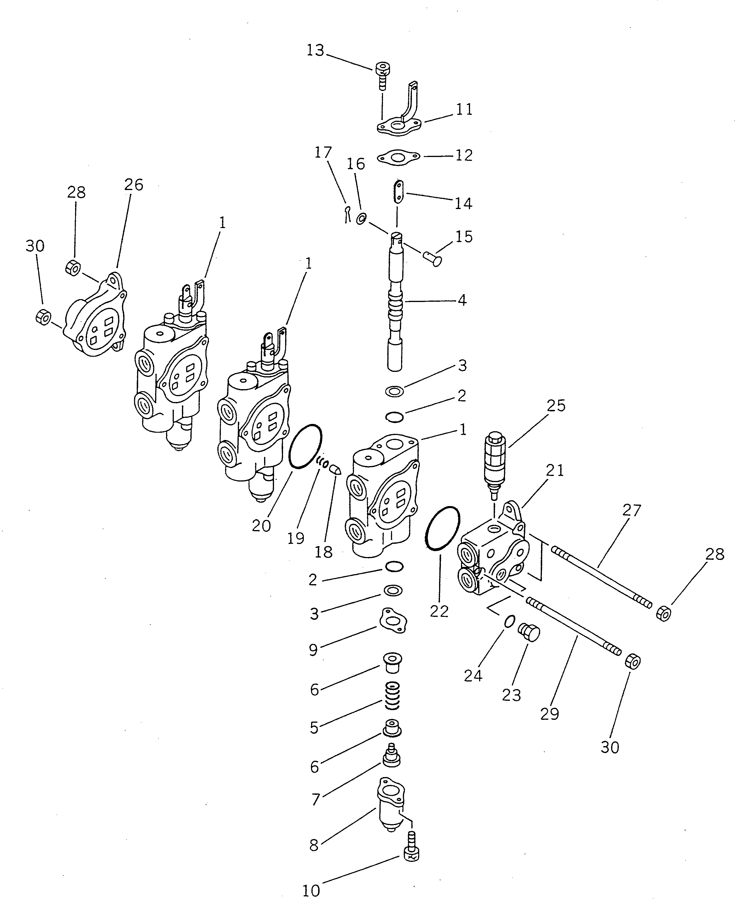VALVE ASS'Y,CONTROL 262-60-26100 KOMATSU