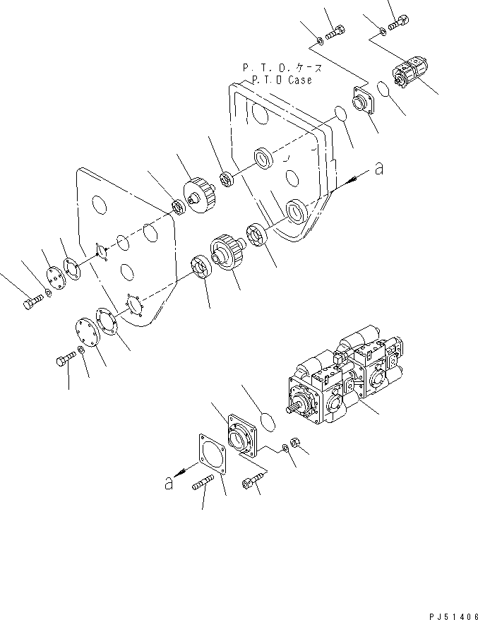 Болт 01252-41440 KOMATSU