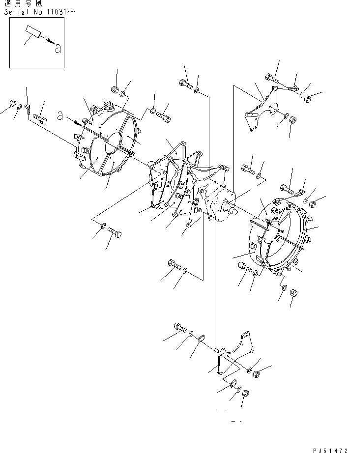 Пластина (сварная) 263-70-32110 KOMATSU