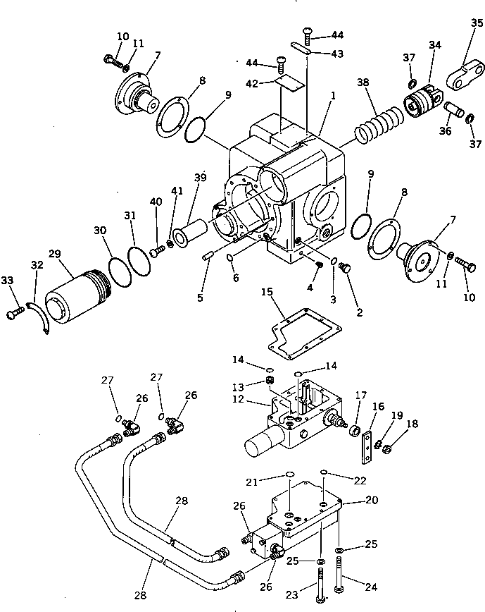 Уплотнительное кольцо круглого сечения 262-61-15840 KOMATSU
