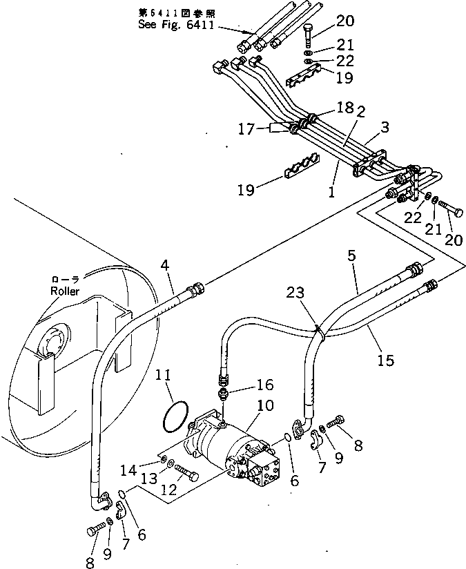 MOTOR ASS'Y (MF20),VIBRATION (273-61-16130) KOMATSU