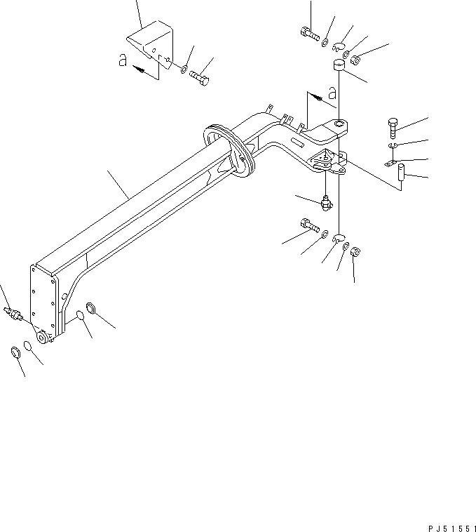 FRAME,FRONT 23B-46-11060 KOMATSU