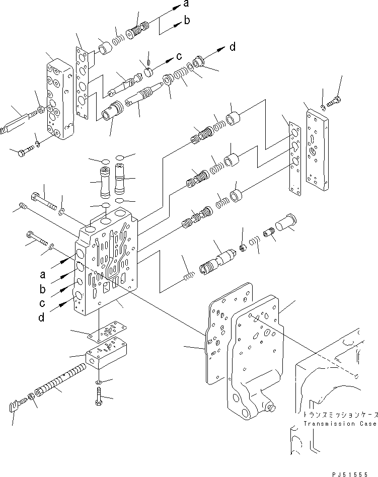 VALVE ASS'Y,SHIFT CONTROL 23B-15-00212 KOMATSU