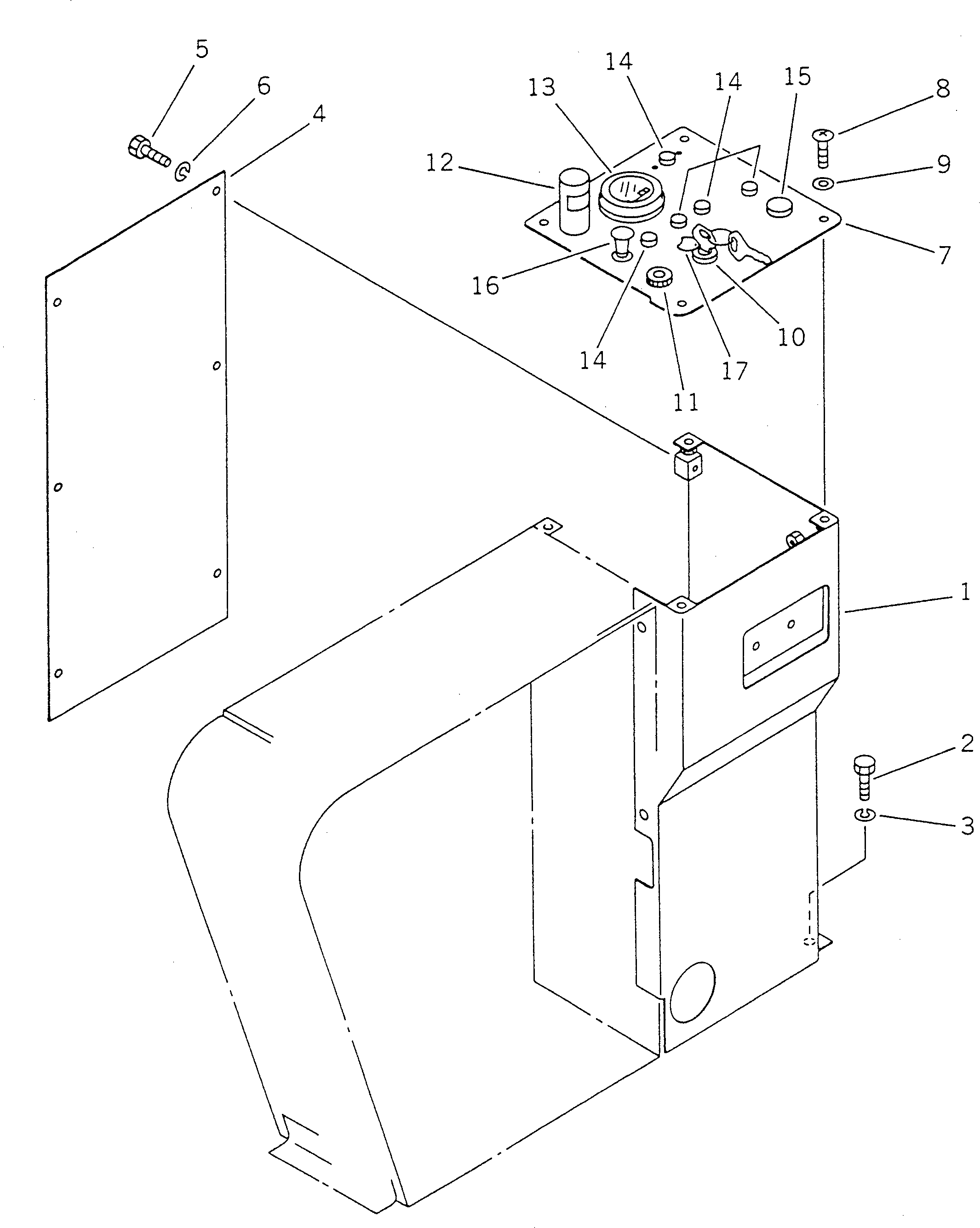 LAMP,PANEL 08144-32400 KOMATSU