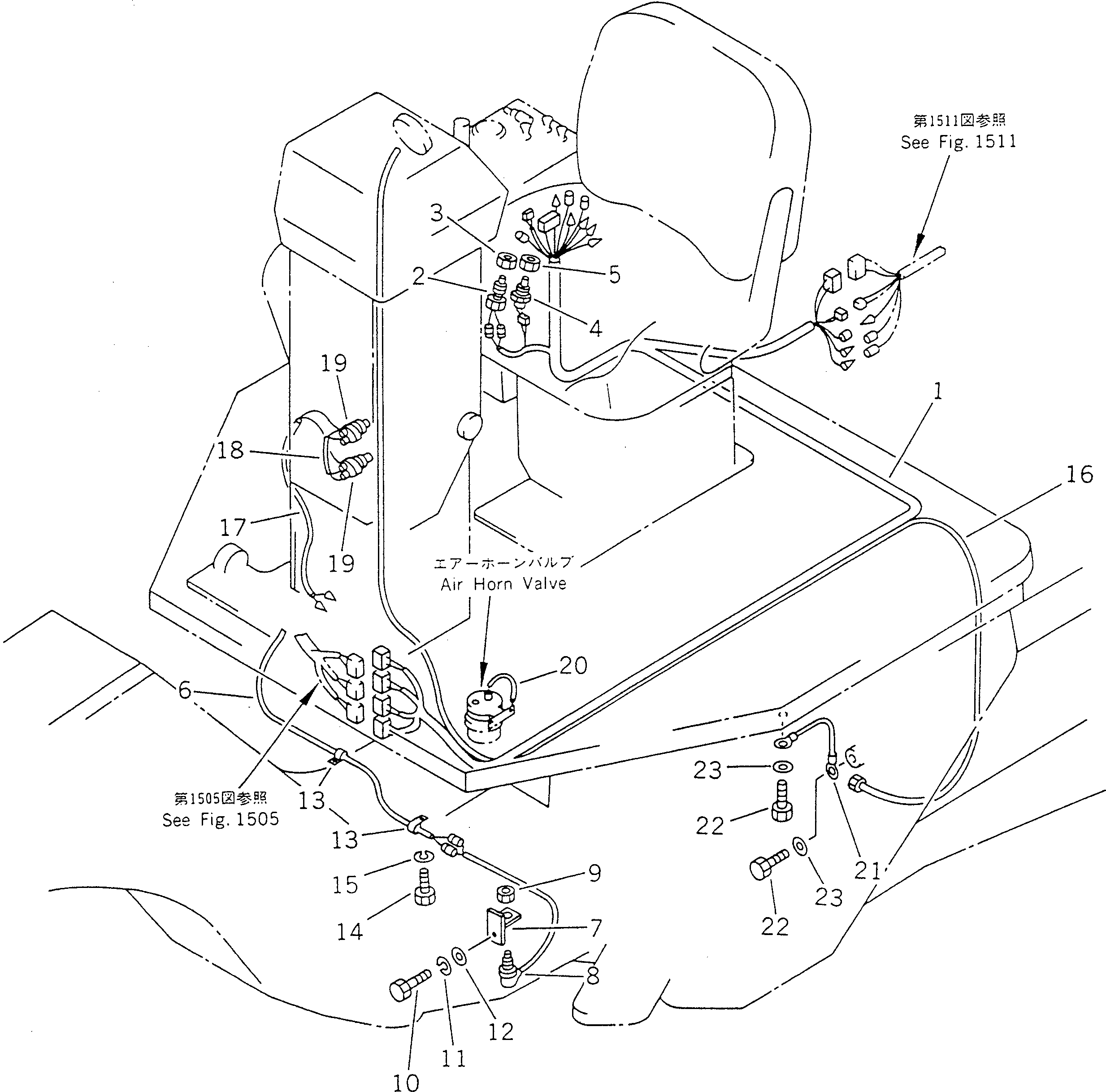 жгут проводов 232-06-61111 KOMATSU