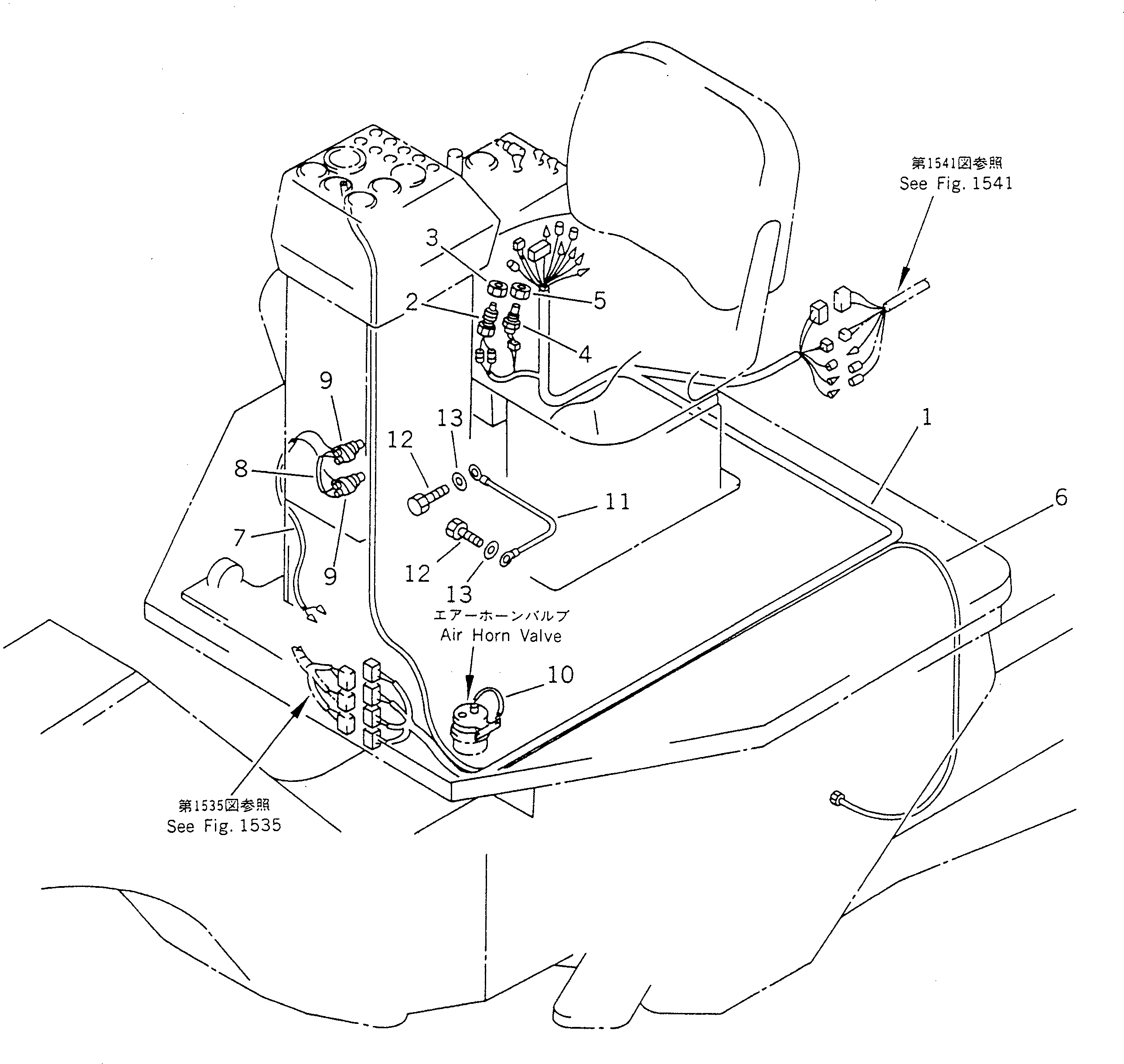 Жгут проводов 234-A06-1110 KOMATSU