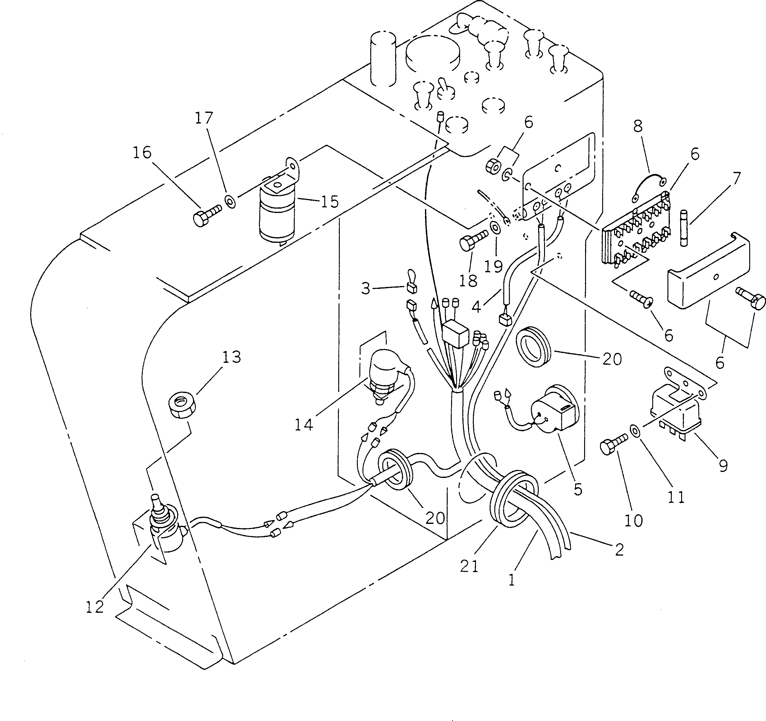 HARNESS,(SEE FIG.1533) (234-A06-1110) KOMATSU