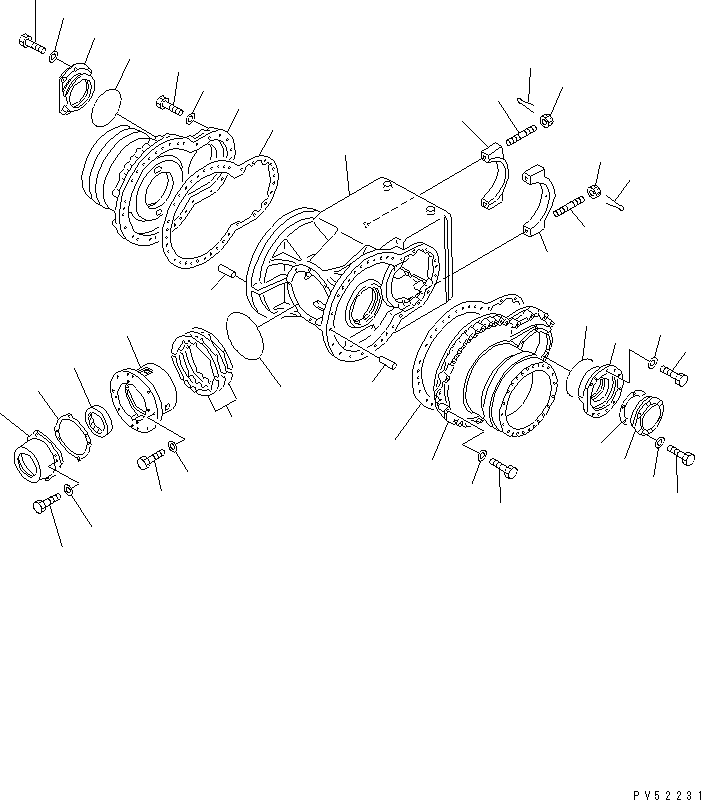Бортовой редуктор в сборе 234-A22-0010 KOMATSU