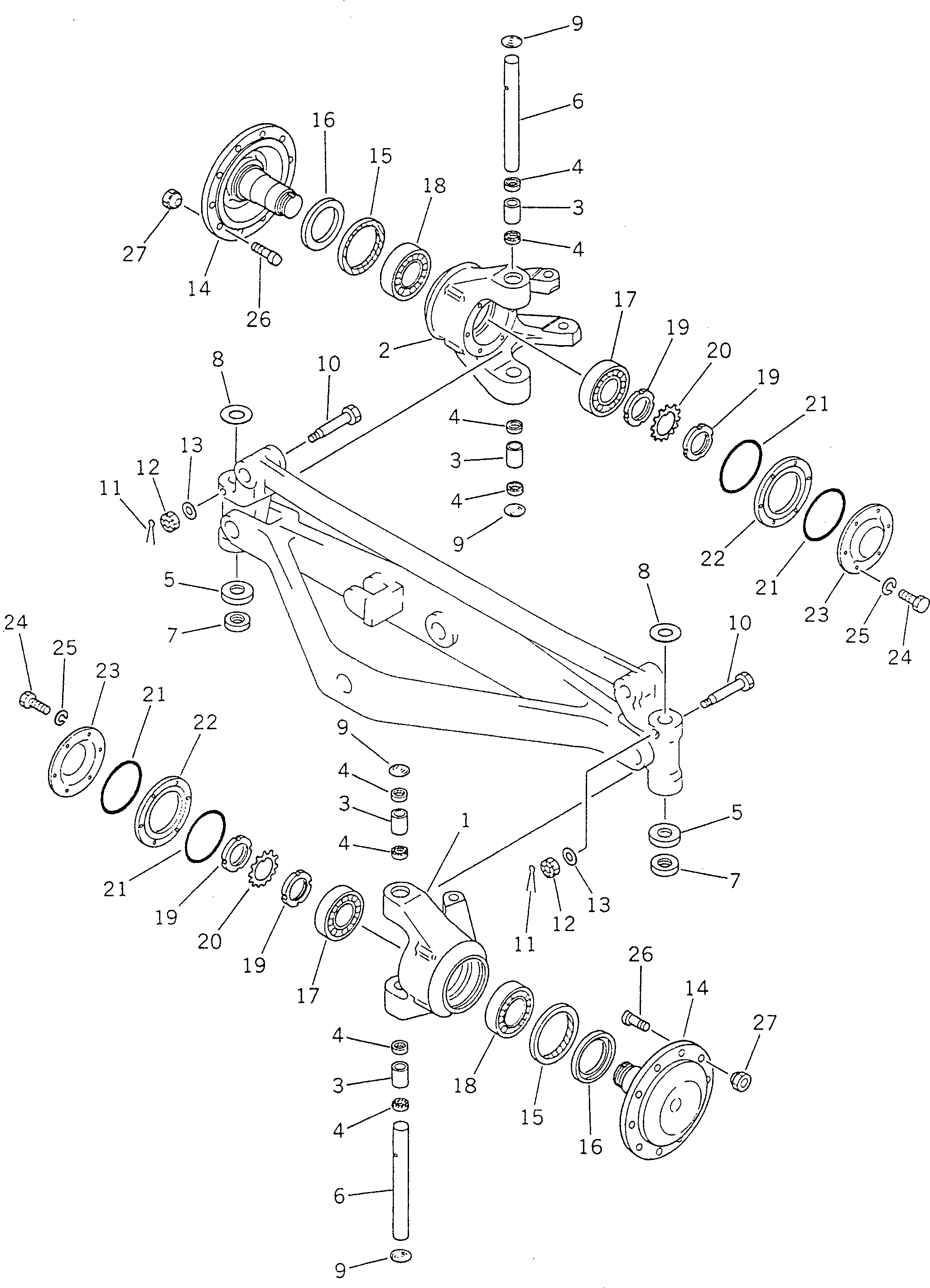 Подшипник 234-A27-1270 KOMATSU