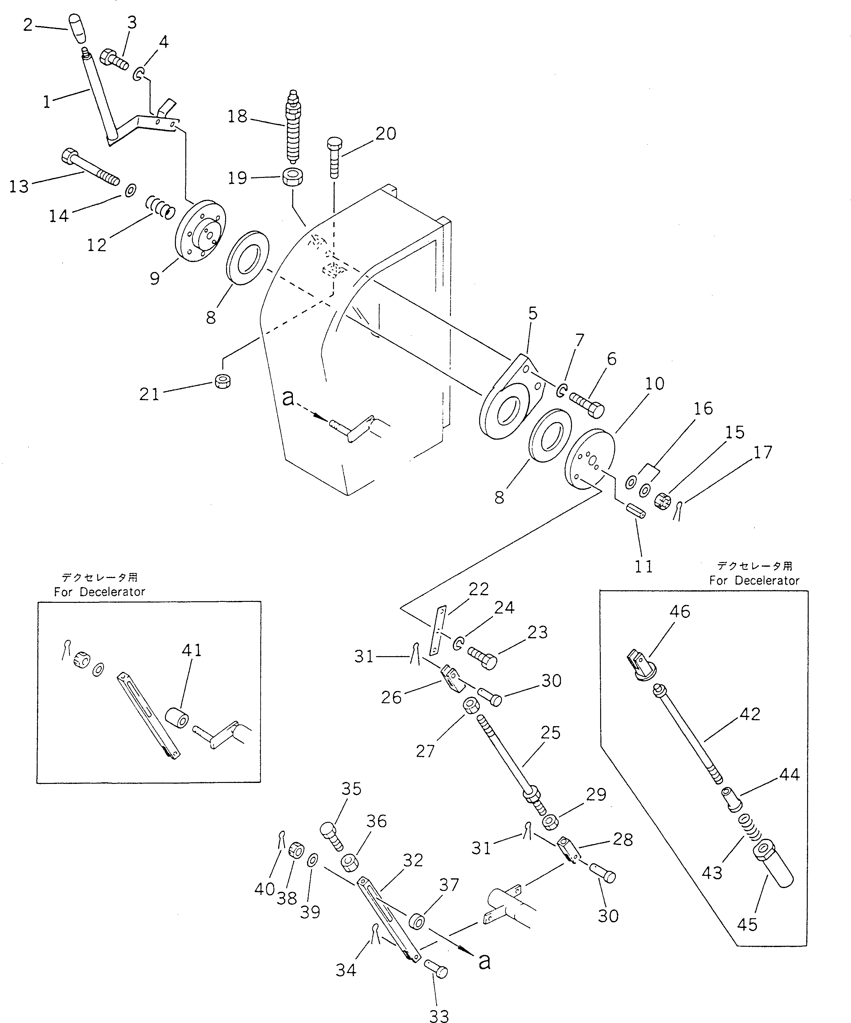 Вилка карданная 232-43-52160 KOMATSU