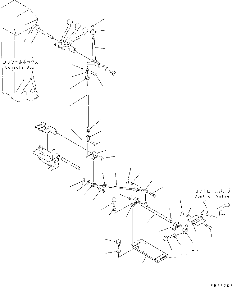 LEVER,CIRCLE REVERSE 234-43-31180 KOMATSU