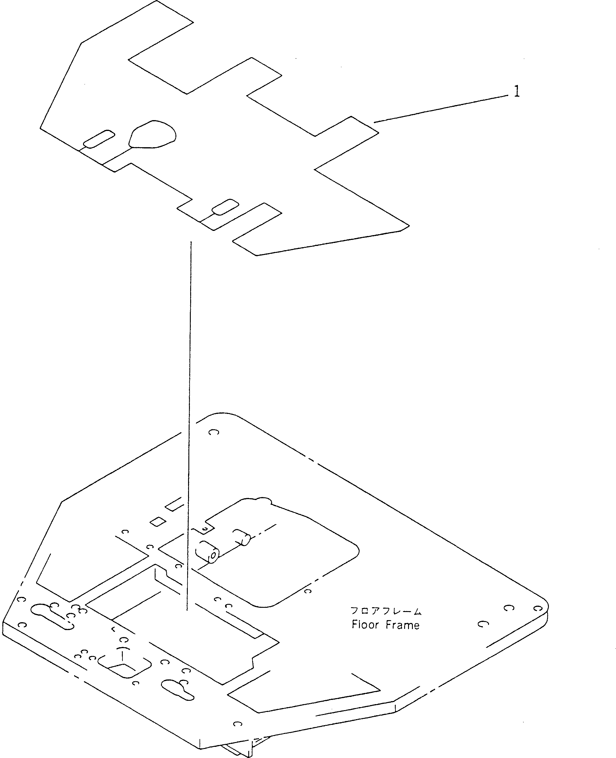 MAT,FLOOR (FOR RUSSIAN) 234-856-3710 KOMATSU