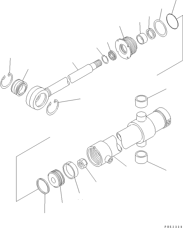 SERVICE KIT,POWER TILT CYLINDER 707-98-32010 KOMATSU