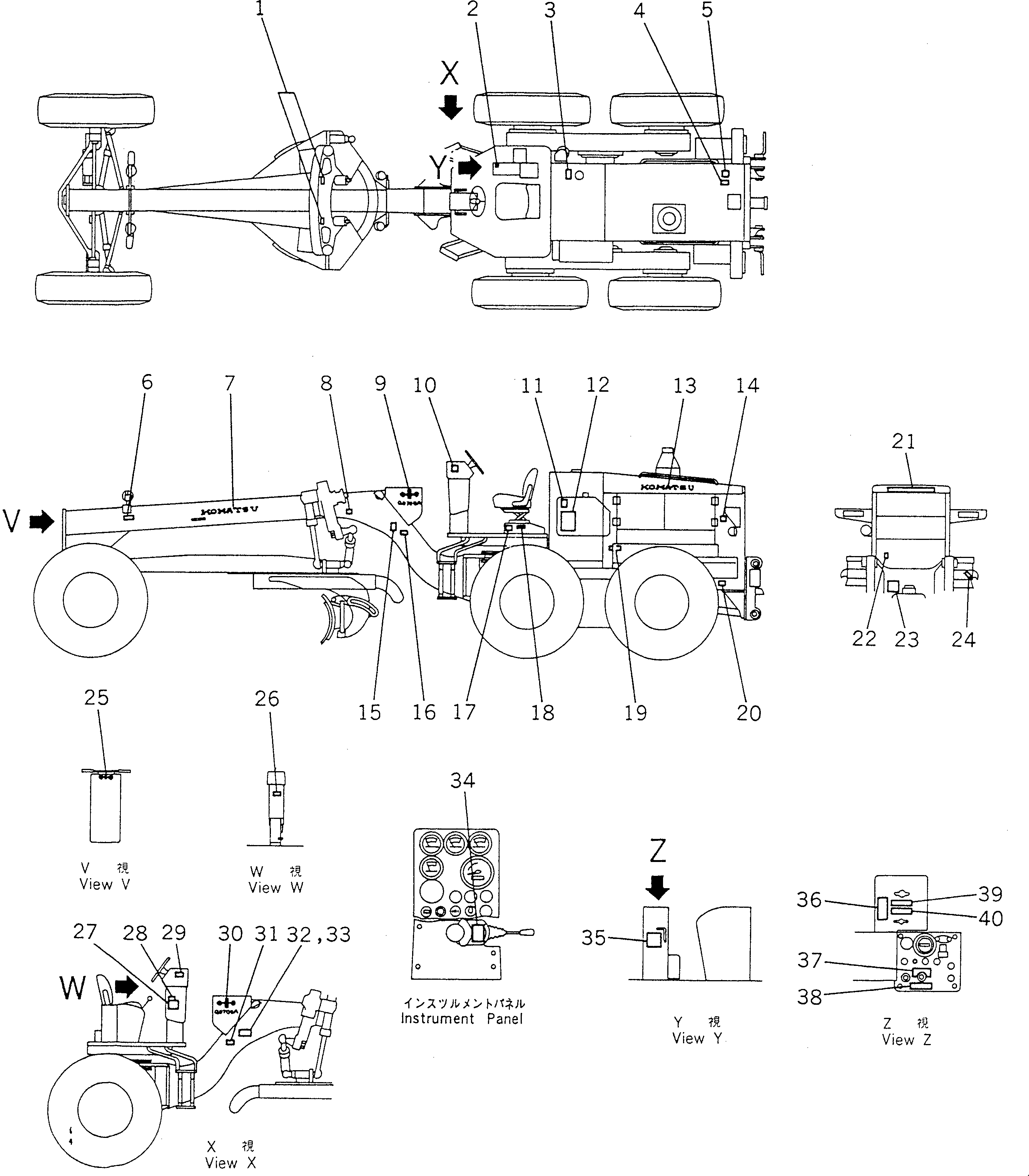 PLATE, INSTRUCTION,RADIATOR 09650-42112 KOMATSU
