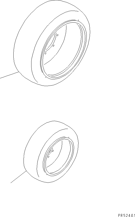 WHEEL,FRONT 26A-30-13100 KOMATSU