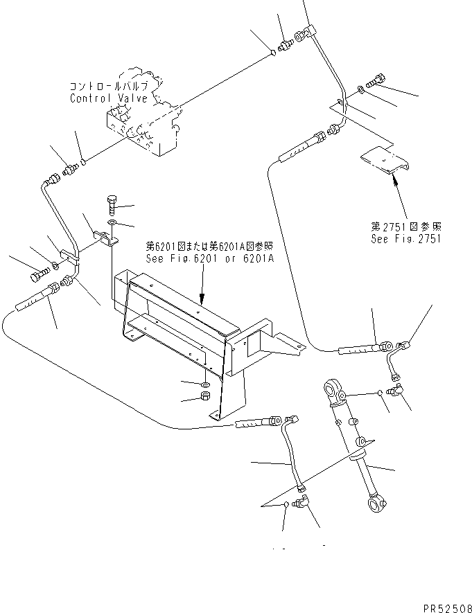 Трубка 26A-60-15510 KOMATSU