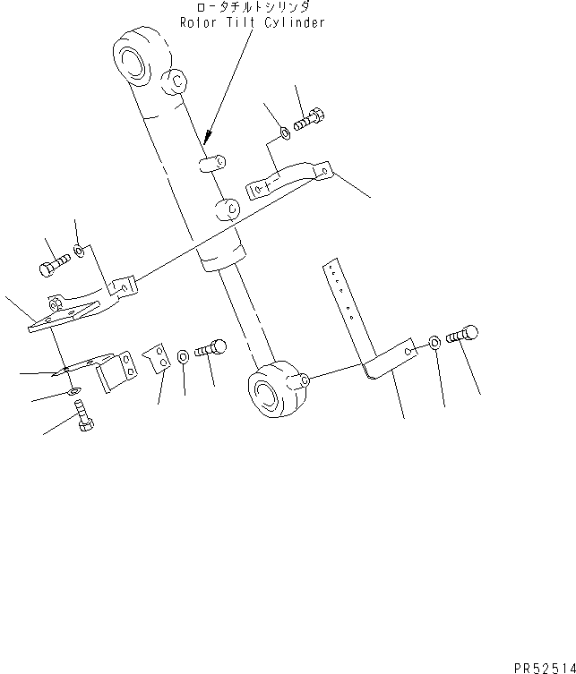 Кронштейн 26A-70-13360 KOMATSU