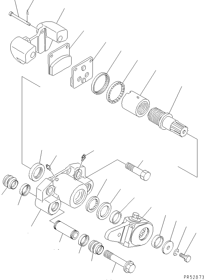 BRAKE PAD KIT 421-43-05210 KOMATSU