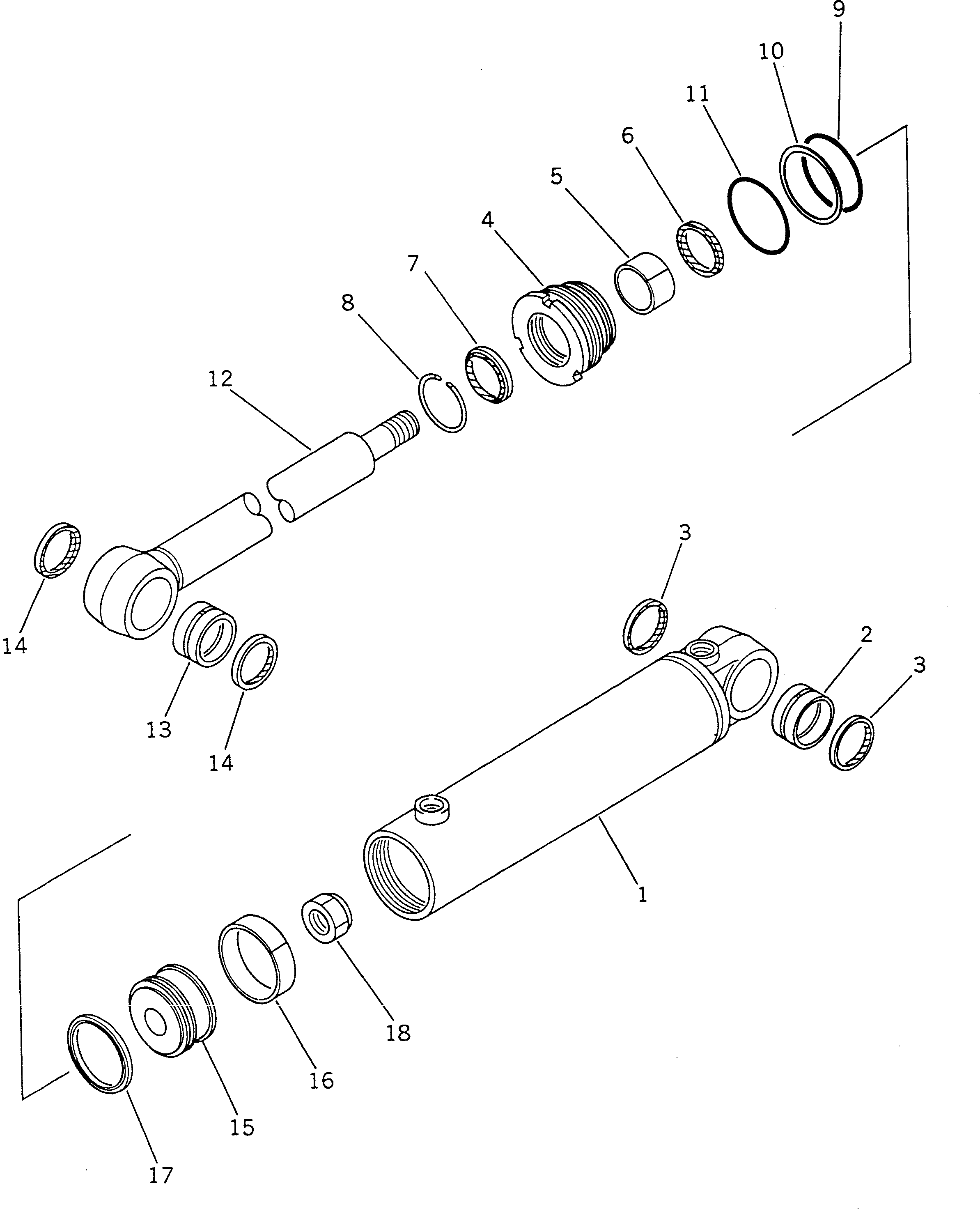 CYLINDER ASS'Y,SCARIFIER 23C-63-32100 KOMATSU