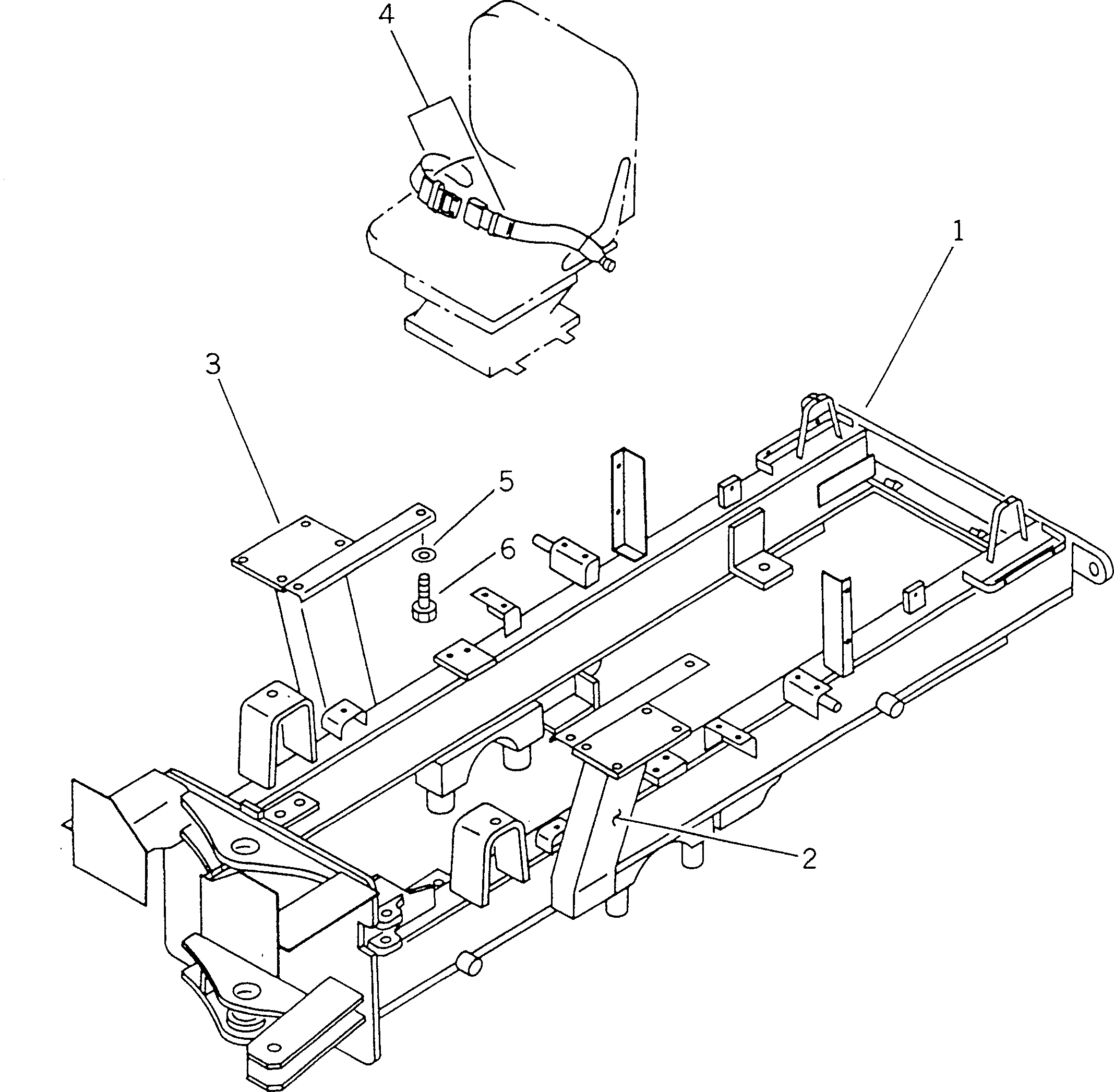 BELT, LAP (09409-10001) KOMATSU