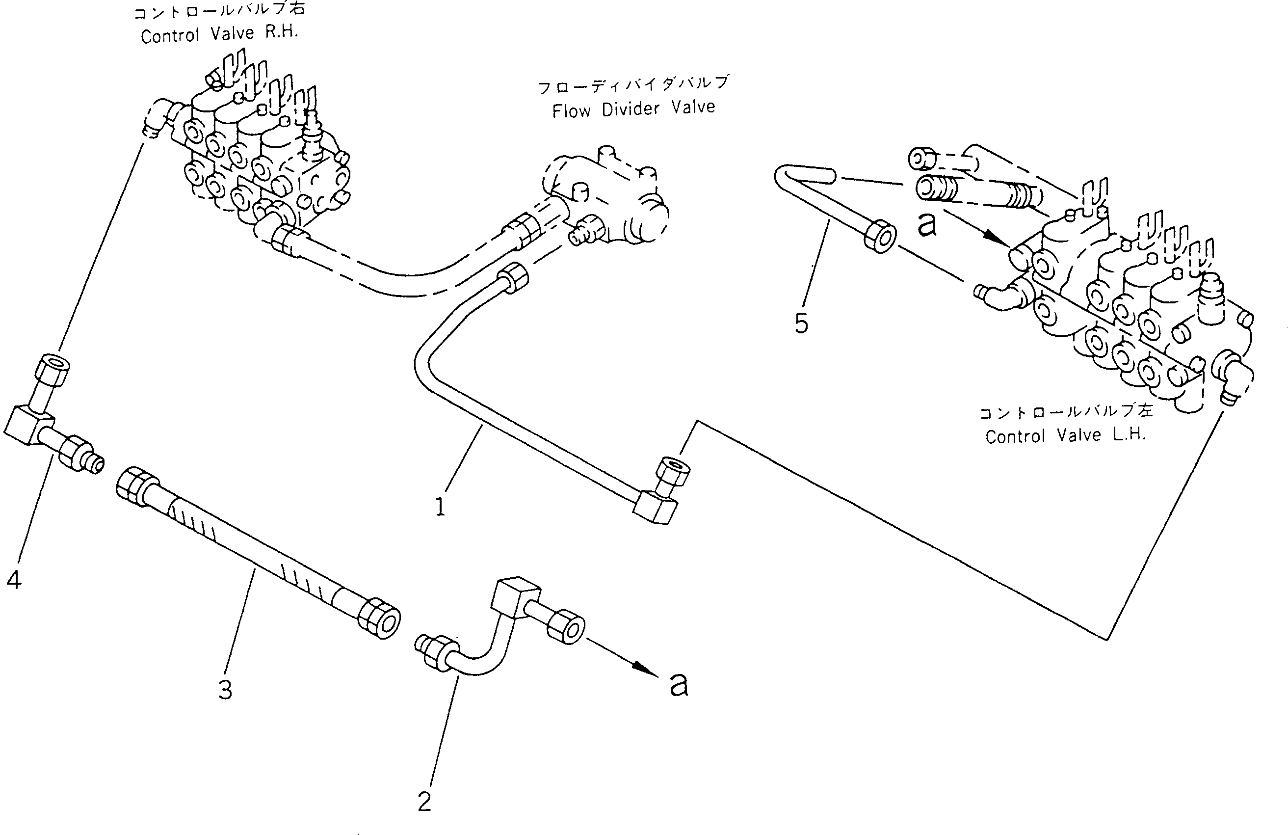 PIPING C GROUP,ATTACHMENT (\8\23B-60-X3130) KOMATSU