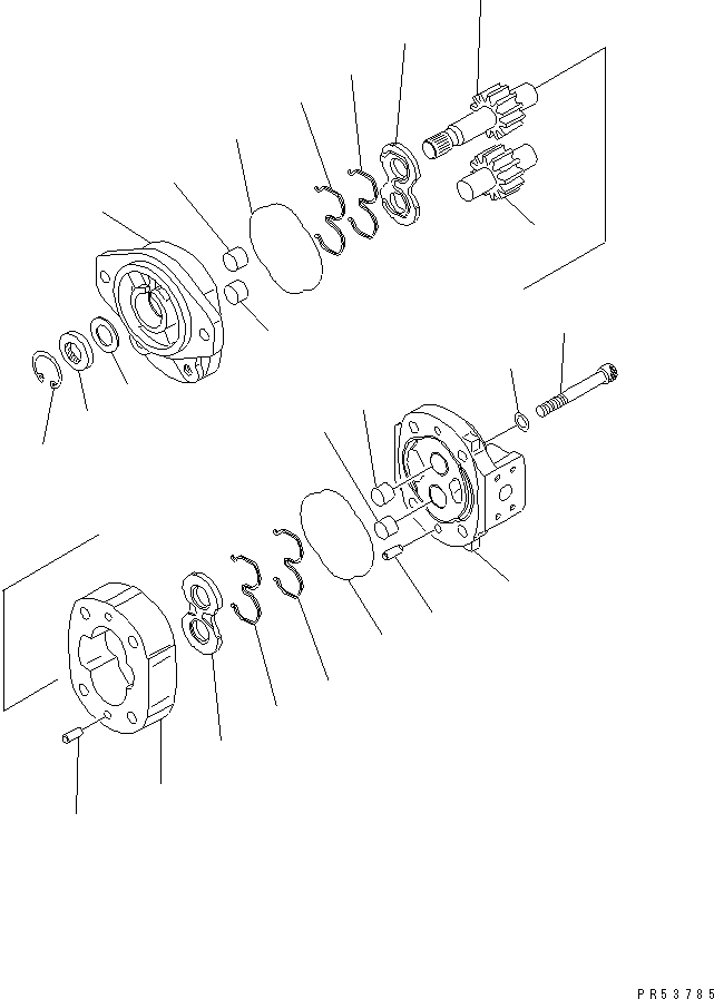 PUMP ASS'Y,(SAR63) 705-22-36260 KOMATSU