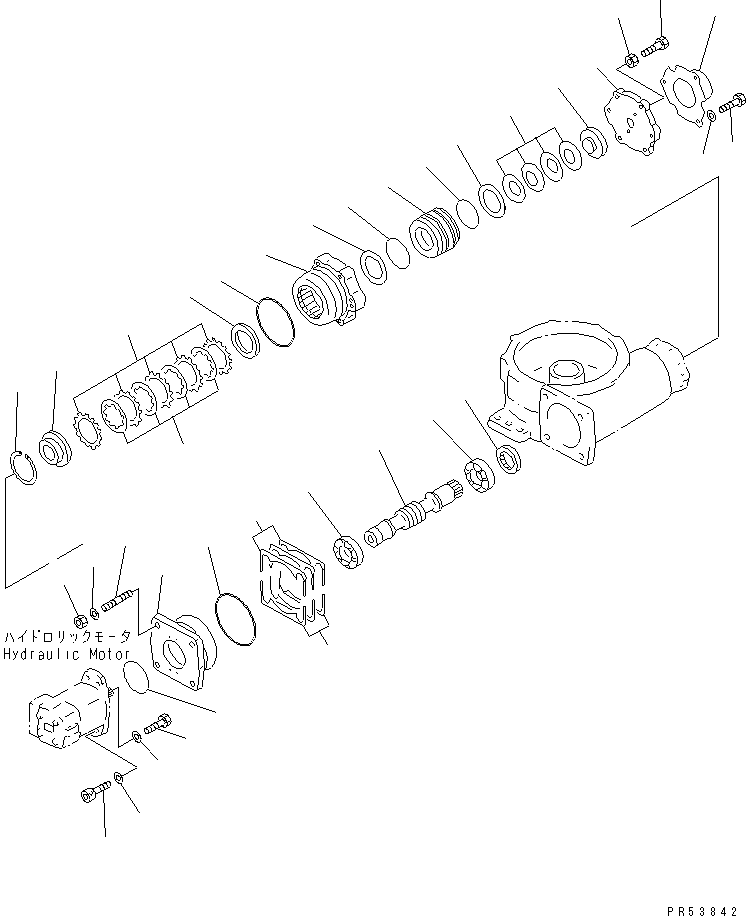 WORM 234-70-36160 KOMATSU
