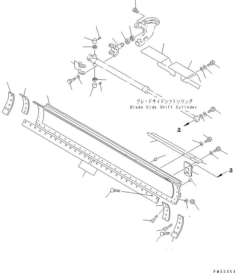 RAIL,UPPER (WELDED) 234-70-32130 KOMATSU