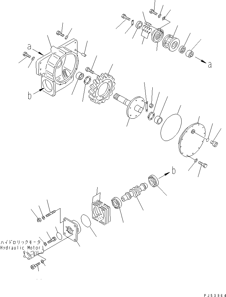 GEAR ASS'Y,CIRCLE REVERSE 234-70-00305 KOMATSU
