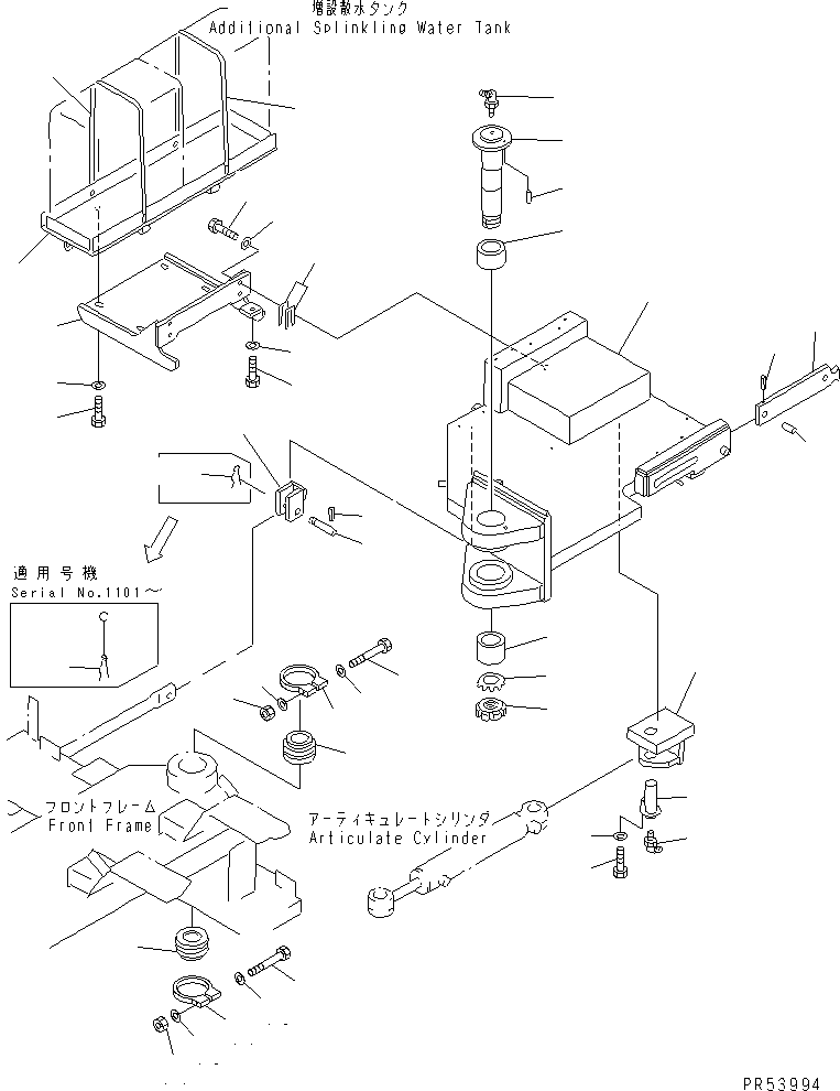 Быстросъёмный шплинт 26A-46-16150 KOMATSU