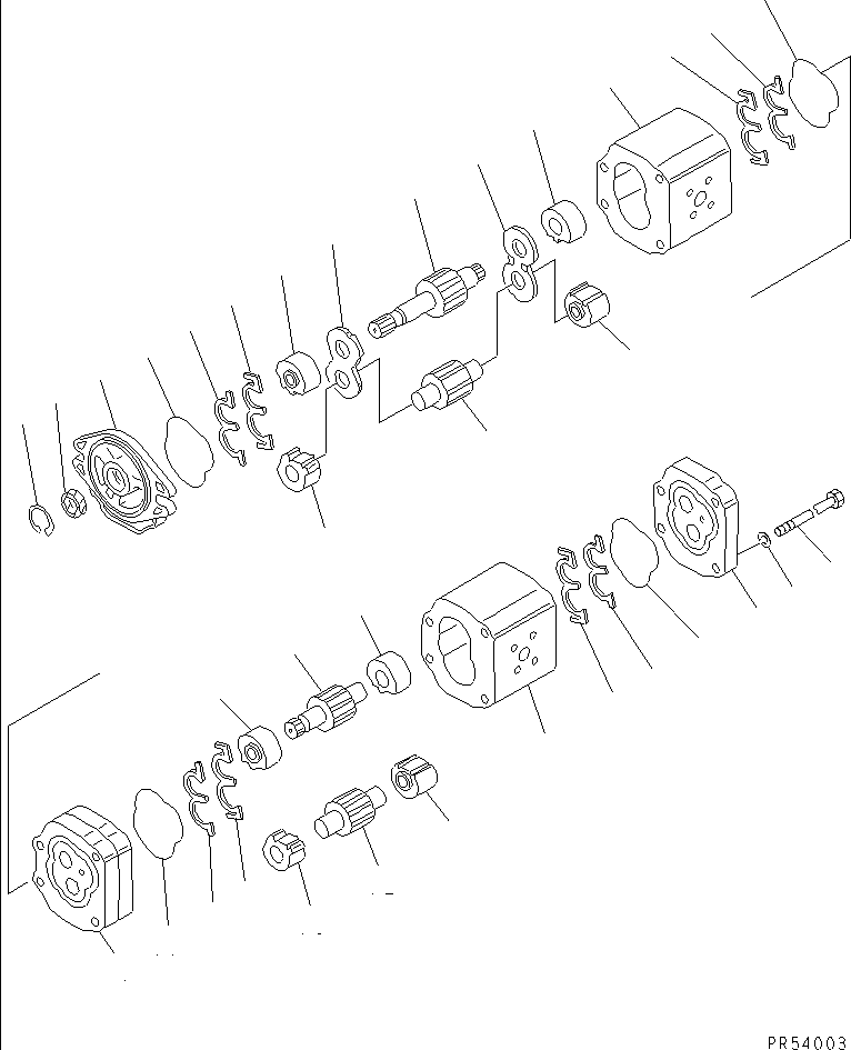 насос в сборе 26A-60-11101 KOMATSU